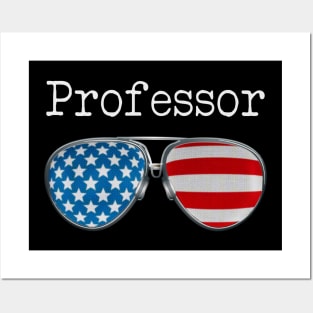 AMERICA PILOT GLASSES PROFESSOR Posters and Art